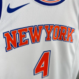 2018-19 KNICKS ROSE #4 White Top Quality Hot Pressing NBA Jersey