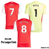 25-26 ARS Home Fans Soccer Jersey