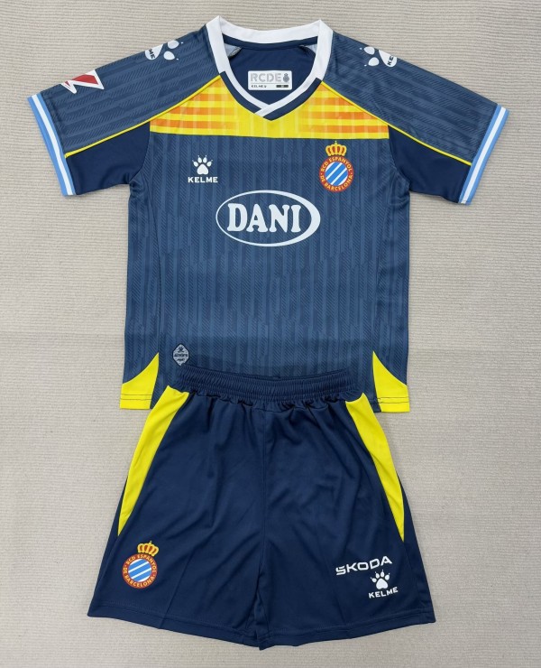 25-26 Espanyol Third Kids Soccer Jersey