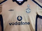 2001-2002 Man Utd 100th Centenary Long sleeves Retro Soccer Jersey