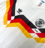 1990 Germany Home White Retro Soccer Jersey-Second version（第二版本）