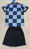 25-26 Man Utd Blue Special Edition Kids Soccer Jersey