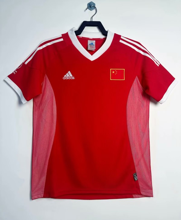 2002 China Away Retro Soccer Jersey