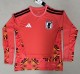 25-26 Japan Red GoalKeeper Long sleeves Fans Soccer Jersey