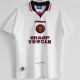 1996-1997 Man Utd Away White Retro Soccer Jersey