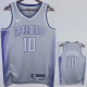 22-23 Kings SABONIS #10 Grey City Edition Top Quality Hot Pressing NBA Jersey