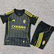 25-26 Zaragoza Away Kids Soccer Jersey 1:1 Thai Quality