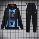 25-26 Argentina Black Hoodie Tracksuit (卫衣套装)