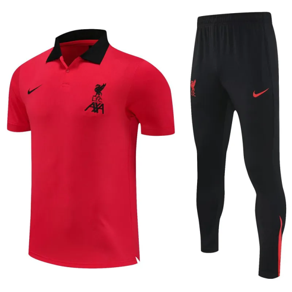 25-26 Liverpool High Quality Polo Tracksuit