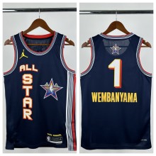 2025 ALL-STAR WEMBANYAMA #1 Top Quality Hot Pressing NBA Jersey