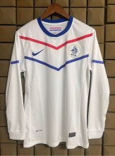 2010 Netherlands Away Long sleeves Retro Soccer Jersey
