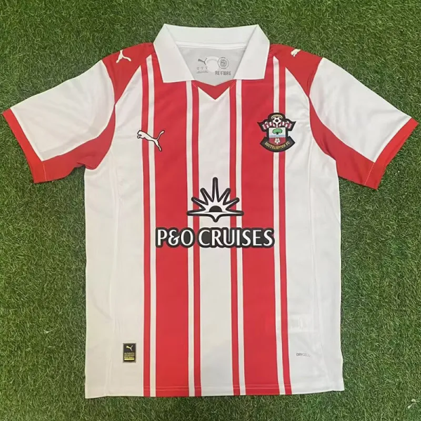 25-26 Southampton Home Fans Soccer Jersey