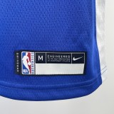 2023 Warriors CURRY #30 Blue Top Quality Hot Pressing Kids NBA Jersey