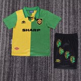 1992-1994 Man Utd Away Retro Kids Soccer Jersey