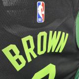 24-25 CELTICS BROWN #7 Black City Edition Top Quality Hot Pressing NBA Jersey