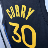 24-25 WARRIORS CURRY #30 Black Top Quality Hot Pressing NBA Jersey (Trapeze Edition) 飞人版