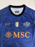 25-26 Napoli Blue All Saints' Day Fans Soccer Jersey