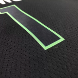 22-23 TIMBERWOLVES EDWAROS #1 Black Top Quality Hot Pressing NBA Jersey (Trapeze Edition)