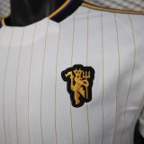 25-26 Man Utd White Purple Special Edition Player Version Training shirts 1:1 Thai Quality