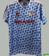 1990-1992 Manchester United Retro Soccer Jersey