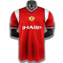 1985-1986 Man Utd Home Retro Soccer Jersey
