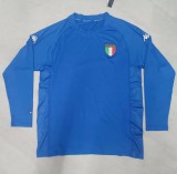 2002 Italy Home Long sleeves Retro Soccer Jersey