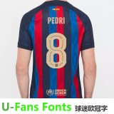 22-23 BAR Home 1:1 Fans Soccer Jersey