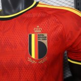 2026 World Cup Belgium Home Player Version Soccer Jersey