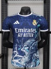 25-26 RMA Blue Special Edition Player Version Soccer Jersey