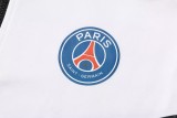 22-23 PSG White Hoodie Jacket Tracksuit#F404
