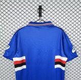 2003-2004 Sampdoria Home Retro Soccer Jersey