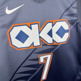 25-26 OKC Thunder HOLMGREN #7 Gray City Edition Top Quality Hot Pressing NBA Jersey