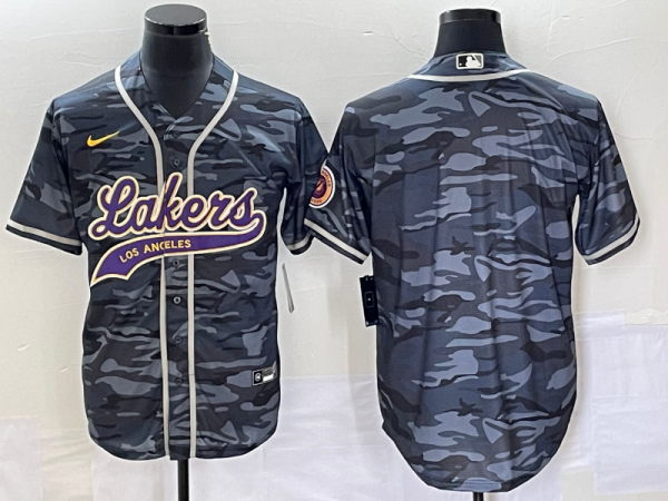2025 MLB Los Angeles Lakers New Pattern Jersey