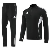 2025 AD Black Half Pull Tracksuit