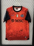 25-26 Napoli Orange All Saints' Day Fans Soccer Jersey