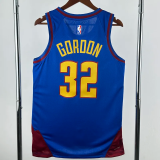 22-23 Nuggets GORDON #32 Blue Top Quality Hot Pressing NBA Jersey (Trapeze Edition) 飞人版