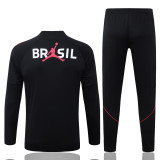 26-27 Brazil High Quality Half Pull Tracksuit