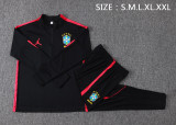 26-27 Brazil High Quality Half Pull Tracksuit