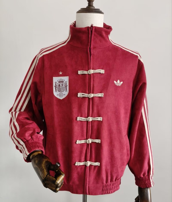 26-27 Spain Red New Pattern Tang-Style Jacket