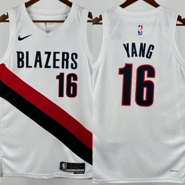 26-27  TRAIL BLAZERS Top Quality Hot Pressing NBA Jersey