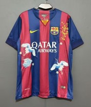 2014-2015 BAR Embroidered Version Retro Soccer Jersey