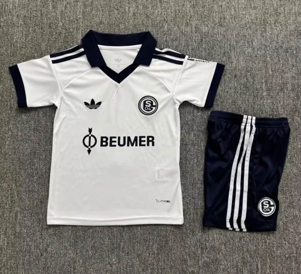 26-27 Schalke 04 Away Kids Soccer Jersey