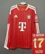 26-27 Bayern Home Embroidered Version Long Sleeve Fans Soccer Jersey (长袖)