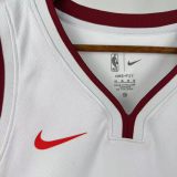 HEAT ANTETOKOUNMPO.#7 White Top Quality Hot Pressing NBA Jersey (V领）