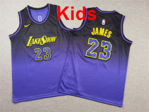 2026  L.A. Lakers Top Quality Hot Pressing Kids NBA Jersey