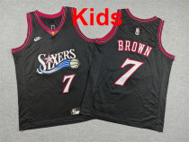2026  76ERS Top Quality Hot Pressing Kids NBA Jersey