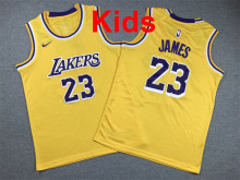 2026  L.A. Lakers Top Quality Hot Pressing Kids NBA Jersey