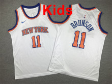 2026  Knicks Top Quality Hot Pressing Kids NBA Jersey