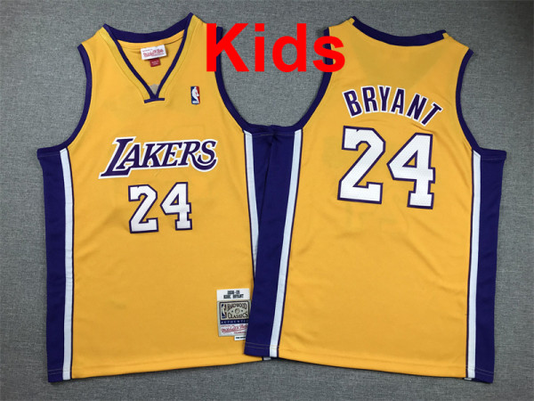 2026  L.A. Lakers Top Quality Hot Pressing Kids NBA Jersey