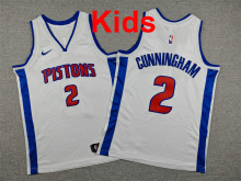 2026  Pistons Top Quality Hot Pressing Kids NBA Jersey